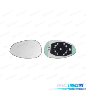 CRISTAL ESPEJO BASE IZQUIERDO FIAT 500 07-11 CONVEXO TERMICO