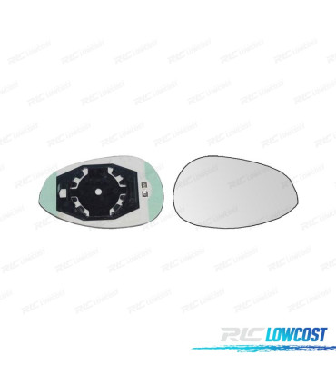 CRISTAL ESPEJO BASE DERECHO FIAT 500 07-11 CONVEXO TERMICO