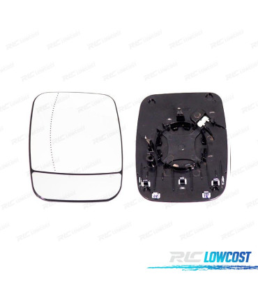 CRISTAL ESPEJO + BASE IZQUIERDO RENAULT TRAFIC 14-23 TERMICO
