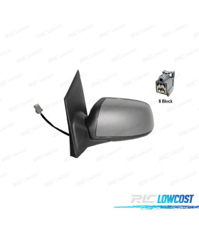 ESPEJO COMPLETO IZQUIERDO FORD FOCUS 04-07 ELETRICO IMPRIMADO