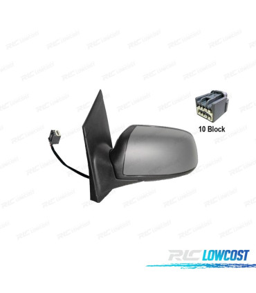 ESPEJO COMPLETO IZQUIERDO FORD FOCUS MK2 04-07 LUZ SUELO