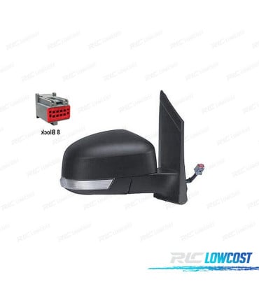 ESPEJO COMPLETO DERECHO FORD FOCUS 07-12