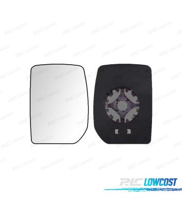 CRISTAL ESPEJO + BASE IZQUIERDO FORD TRANSIT 00-09