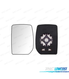 CRISTAL ESPEJO + BASE IZQUIERDO FORD TRANSIT 00-09 TERMICO