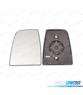 CRISTAL ESPEJO + BASE IZQUIERDO FORD TRANSIT 14-17 TERMICO