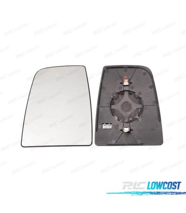 CRISTAL ESPEJO + BASE IZQUIERDO FORD TRANSIT 14-17 TERMICO