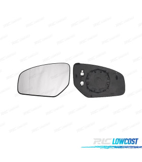 CRISTAL ESPEJO + BASE IZQUIERDO HONDA CIVIC 12-17