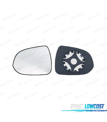 CRISTAL ESPEJO + BASE IZQUIERDO HONDA JAZZ 02-04