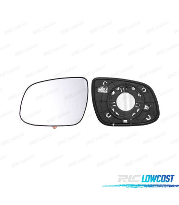 CRISTAL ESPEJO BASE IZQUIERDO KIA CEED 10-12 TERMICO