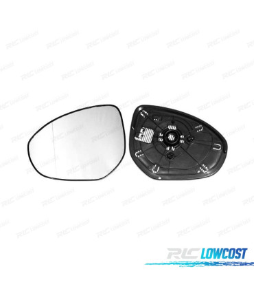 CRISTAL ESPEJO BASE IZQUIERDO MAZDA 2 07-10