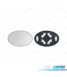CRISTAL ESPEJO BASE REVERSIBLE IZQUIERDO / DERECHO MINI R50 R53 01-06 TERMICO