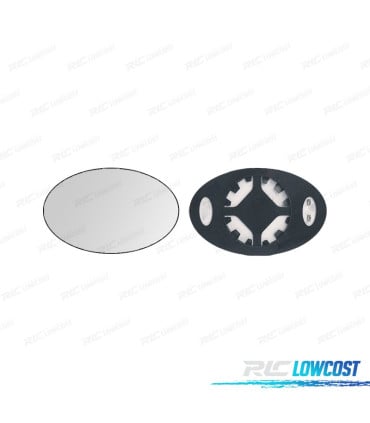 CRISTAL ESPEJO BASE REVERSIBLE IZQUIERDO / DERECHO MINI R50 R53 01-06 TERMICO