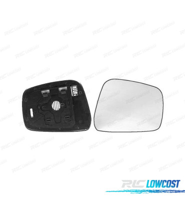 CRISTAL ESPEJO BASE DERECHO NISSAN NAVARA 07- CONVEXO TERMICO