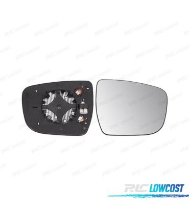 CRISTAL ESPEJO + BASE DERECHO NISSAN QASHQAI 14-17