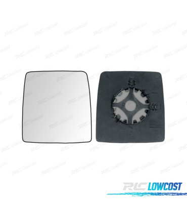 CRISTAL ESPEJO + BASE IZQUIERDO OPEL COMBO 02-11 CONVEXO