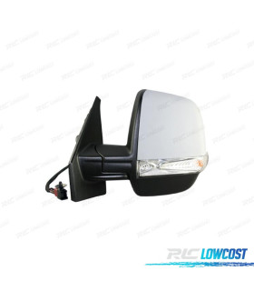 ESPEJO COMPLETO IZQUIERDO FIAT DOBLO 10- PUNTO CIEGO IMPRIMADO