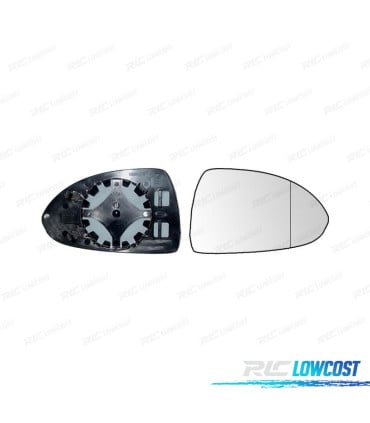 CRISTAL ESPEJO + BASE DERECHO OPEL CORSA D 06-14 CORSA E 14-17