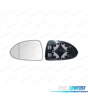 CRISTAL ESPEJO BASE IZQUIERDO OPEL CORSA D 06-14 CORSA E 14-17 TERMICO