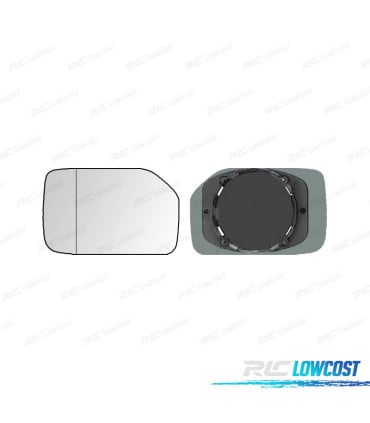 CRISTAL ESPEJO BASE IZQUIERDO PEUGEOT 106 91- ASFERICO