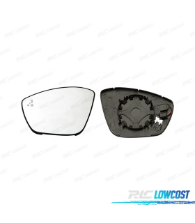 CRISTAL ESPEJO + BASE IZQUIERDO PEUGEOT 308 13-20