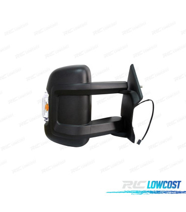 ESPEJO COMPLETO DERECHO CITROEN JUMPER 06- BRAZO LARGO AMBAR