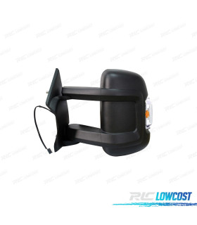 ESPEJO COMPLETO IZQUIERDO CITROEN JUMPER 06- BRAZO LARGO AMBAR