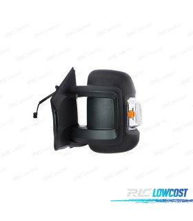 ESPEJO COMPLETO IZQUIERDO CITROEN JUMPER 06- ELETRICO AMBAR
