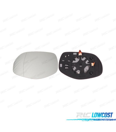 CRISTAL ESPEJO + BASE IZQUIERDO PORSCHE CAYENNE 07-10