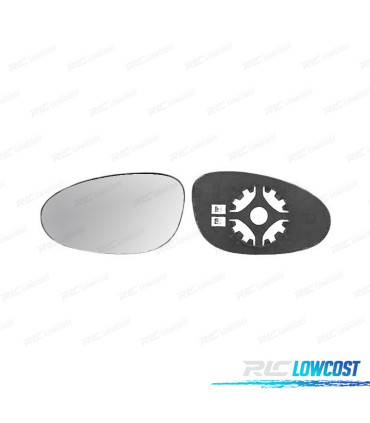 CRISTAL ESPEJO + BASE IZQUIERDO RENAULT ESPACE 98-02