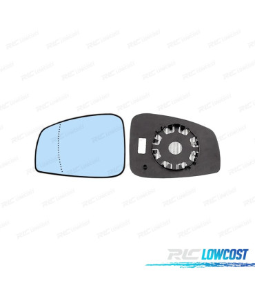 CRISTAL ESPEJO BASE IZQUIERDO RENAULT LAGUNA III 07- AZUL