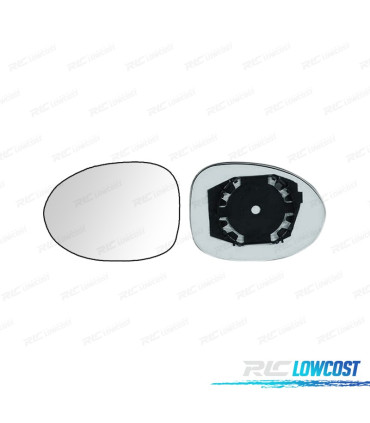 CRISTAL ESPEJO + BASE IZQUIERDO RENAULT TWINGO II 97-07
