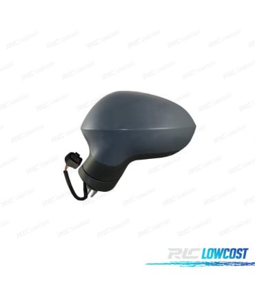 ESPEJO COMPLETO IZQUIERDO SEAT LEON III 09-12 IMPRIMADO