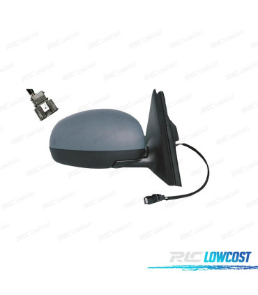 ESPEJO COMPLETO DERECHO SKODA FABIA 07-14 TERMICO