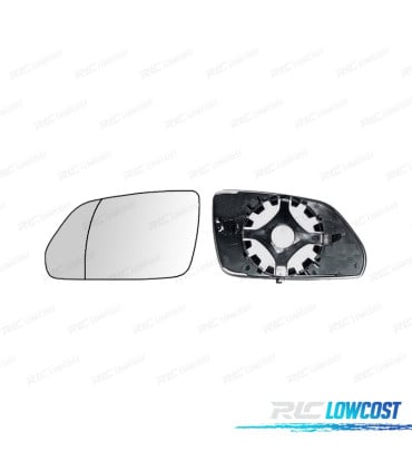 CRISTAL ESPEJO + BASE IZQUIERDO VOLKSWAGEN VW POLO 05-09