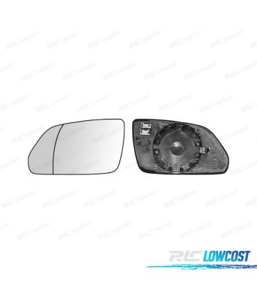 CRISTAL ESPEJO BASE IZQUIERDO VOLKSWAGEN VW POLO 05-09 TERMICO
