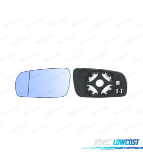 CRISTAL ESPEJO BASE IZQUIERDO SKODA OCTAVIA 96-04 AZUL