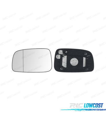 CRISTAL ESPEJO BASE IZQUIERDO TOYOTA COROLLA 04-07 ASFERICO TERMICO