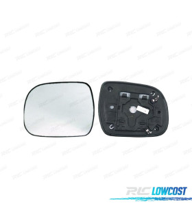 CRISTAL ESPEJO + BASE IZQUIERDO TOYOTA HILUX 04-08