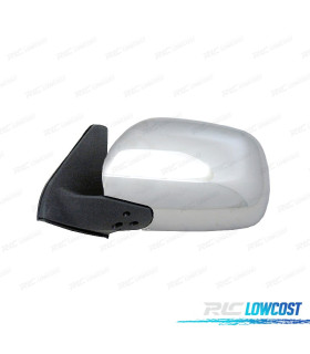 ESPEJO COMPLETO IZQUIERDO TOYOTA LAND CRUISER 02-10 ABATIBLE CROMADO