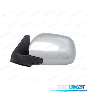 ESPEJO COMPLETO IZQUIERDO TOYOTA LAND CRUISER 02-10 ABATIBLE CROMADO