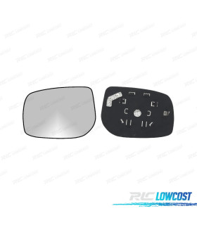 CRISTAL ESPEJO BASE IZQUIERDO TOYOTA YARIS 06-10 TÉRMICO