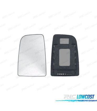 CRISTAL ESPEJO BASE IZQUIERDO VOLKSWAGEN VW CRAFTER 06-16 SOPORTE CUADRADO