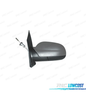 ESPEJO COMPLETO IZQUIERDO VOLKSWAGEN VW FOX 05-10 IMPRIMADO