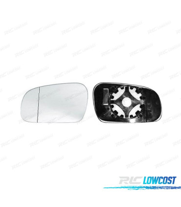 CRISTAL ESPEJO BASE IZQUIERDO VOLKSWAGEN VW FOX 05-10 PLANO