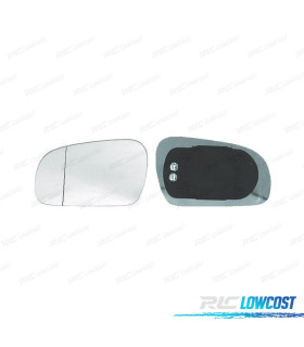 CRISTAL ESPEJO BASE IZQUIERDO VOLKSWAGEN VW FOX 05-10 ASFÉRICO TÉRMICO