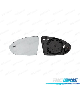 CRISTAL ESPEJO + BASE IZQUIERDO VOLKSWAGEN VW GOLF VII 12-17