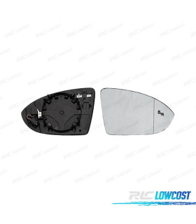 CRISTAL ESPEJO + BASE DERECHO VOLKSWAGEN VW GOLF VII 12-17
