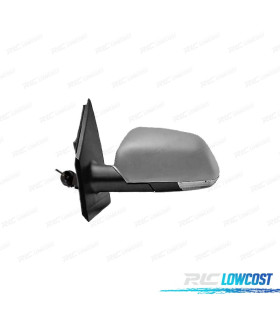ESPEJO COMPLETO IZQUIERDO VOLKSWAGEN VW POLO 05-09 MECÁNICO IMPRIMADO