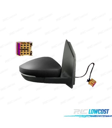 ESPEJO COMPLETO DERECHO VOLKSWAGEN VW POLO 09-17 MECÁNICO