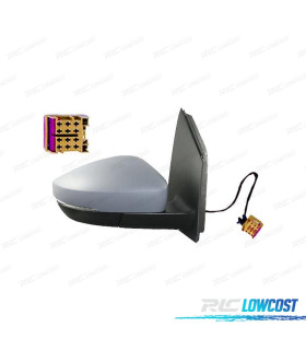 ESPEJO COMPLETO DERECHO VOLKSWAGEN VW POLO 09-17 MECÁNICO IMPRIMADO